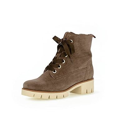 Gabor Damen Combat Boots, Frauen Stiefeletten,Wechselfußbett,Best Fitting,Warmfutter,Bootee,Booties,halbstiefel,schwarz,38 im Sale